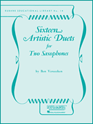 16 ARTISTIC DUETS SAX DUET cover